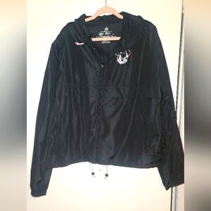 Disney Mickey pockets windbreaker womens size 3X full zip hoodie